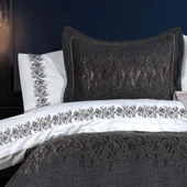 Hobby Trendy Çeyiz Seti - Karo - Antrasit thumbnail 2