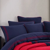 Hobby Line Tek Kişilik Çeyiz Seti - Lacivert Kırmızı thumbnail 3