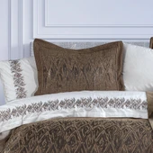 Hobby Trendy Çeyiz Seti - Karo - Kahve thumbnail 2