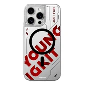 Apple iPhone 16 Pro Max Kılıf M-safe Şarj Özellikli Airbagli Çift Katmanlı Youngkit Future Streamer Serisi Kapak thumbnail 5