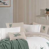 Hobby Mimoza Keten Çift Kişilik Çeyiz Seti - Yeşil thumbnail 3