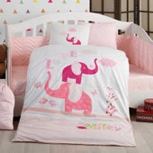 Hobby Pretty Pembe Bebek Nevresim Takımı - 1