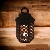 Altı Köşeli Gece lambası Mumluk - 1