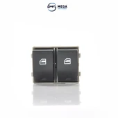 Mega Oto Market Cam Açma Düğmesi Anahtarı 2 Li Vw Transporter T5 2001- Sonrası ile uyumlu - 1