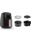 Karaca Air Pro Cook 3 in 1 XL Ev Yemeği, Közleme, Sulu Yemek Tencereli Airfryer Rosegold 4 Kişilik Fritöz - 2
