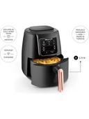 Karaca Air Pro Cook 3 in 1 XL Ev Yemeği, Közleme, Sulu Yemek Tencereli Airfryer Rosegold 4 Kişilik Fritöz - 1