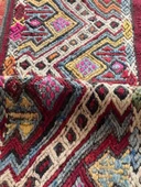 176x126 cm El Dokuma Renkli Kilim, Renkli ve Koç boynuzlu Motif, Ender Tasarım Vintage Halı, Harika Ev Hediyesi - 4