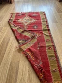 188x77 cm El Dokuma Türk Kilim, Ender Desenli Harika Kilim, Şık Boho Stili Ev Dekoru, Nostaljik Kilim - 3