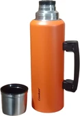 Cooker 1.5 Lt Kulplu Paslanmaz Çelik Termos-Turuncu - 1
