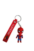Spiderman Örümcek Adam Silikon Anahtarlık ve Çanta Aksesuarı - 1