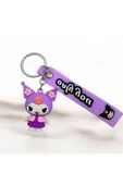 kuromi my melodi silikon anahtarlık 1 adet - 1