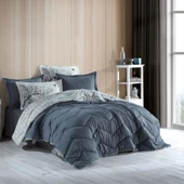 Hobby Comfort Yorgan Seti -Çift Kişilik - Arianna Gri - 1