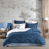 Hobby Comfort Yorgan Seti -Çift Kişilik - Fiesta Mavi - 1