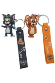 çilekhomeavm    2'li Tom & Jerry Anahtarlık ve Çanta Aksesuarı 3D - 1