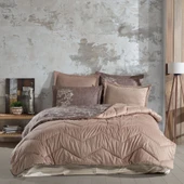 Hobby Comfort Yorgan Seti -Çift Kişilik - Dream Kahve - 1