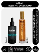the fair. Argan Besleyici Saç Serumu 50 ml ve Sunlight Shine SPF 50 Güneş Koruyucu Saç Yağı 30 ml - 1