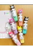 KUROMİ SANRIO çantalı 6 lı fosforlu kalem işaretleme kalemi paket - 1