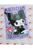 My Melody Sanrio Kuromi 16 sayfa Boyama Kitabı Sticker Maske Seti - 1