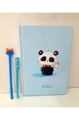 PANDA OKUL -HATIRA-ANI GÜNLÜK DEFTERİ -KEDİ JEL KALEM-TÜKENMEZ KALEM OKUL SETİ - 1