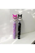 KUROMİ çıkarılıp takılabilen fosforlu kalem seti 4 lü set - 3