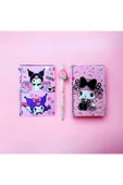 Kuromi Ve Karışık Kız Modeli Minik Cep Defteri Ve Kalem Seti - 1