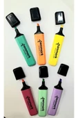 penmark Highlighter Pastel Fosforlu Kalem 6 Renk - 5