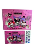 KUROMİ BÜYÜK VE KÜÇÜK BOY 2 ADET RESİM DEFTERİ STİCKER HEDİYELİ - 1