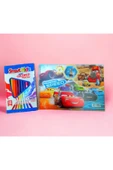 resim defteri ve  jumbo boy 12 li kuruboya seti - 1