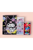 Boyama Kitabı + Sticer+ Kuru Boya Kuromi - 3