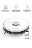 Homend Alex Laser Pro 1286H Moplu ve Haritalamalı Akıllı Robot Süpürge Beyaz Gold - 1