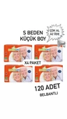 Freshlife Belbantlı Küçük Boy S 30'lu 4 Adet Hasta Bezi - 1