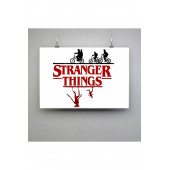 Stranger Things Poster Model 3 (KİTAP AYRACI HEDİYE) - 1