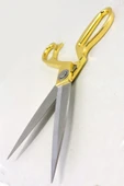 sgshobby Kumaş Terzi Makası Paslanmaz Çelik Altın Rengi 24 Cm 9.5" - 5