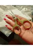 ugurlualisveris Söz / Nişan Makası Altın Renk Kurdale Makası Açılış Özel Gün Makası Gold Renk Dikiş Nakış Makası - 2