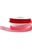 HİSARAKSESUAR Kırmızı Organze Kurdele 1cm - 1