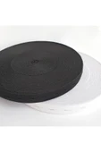 e tuhafiye Siyah Renk Delikli-ilikli Lastik (2 Metre) - 1