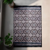 Bigghome Kilim, Makinede Yıkanabilir, Modern Desenli, 120x180 cm, SA25AT - 5