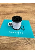 Nazarone LASTİK İP MAKARA  BEYAZ - 3