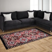 Bigghome Kilim, Makinede Yıkanabilir, Modern Desenli, 120x180 cm, SA25EU - 3