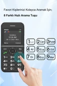 Welio WKEY T200 Tuşlu Cep Telefonu Kameralı Asker Telefonu Yaşlı Cep Telefonu (KVK GARANTİLİ) - 5
