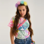 Coral High Pembe Mavi Kaplumbağa Üçlü Okul Çantası ve Bel Çantası Seti - Kız Çocuk thumbnail 6