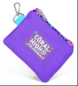 Coral High Mor Leopar Bozuk Para Çantası - Kız Çocuk thumbnail 1