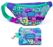 Coral High Lavanta Grafiti Kız Çocuk Beşli Okul ve Günlük Çanta Seti thumbnail 4