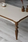 FAYMEND Inci Krem Lüx Ahşap Orta Sehpa - 3