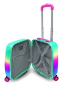 Coral High Çok Renkli Kız Çocuk Tatil/Seyahat Seti (Valiz-Bel Çantası-Cüzdan) thumbnail 3