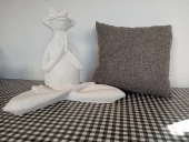 Yogacı Kurbağa Boyanabilir Dekoratif Polyester Biblo - 2