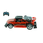 1:18 Sc Uzaktan Kumandalı Spray Araba Duman Çıkaran Kırmızı Şarjlı - 1