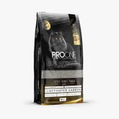 PRO ONE Aktif Karbonlu İnce Taneli Sodyum Bentonit Kedi Kumu 10kg - 1
