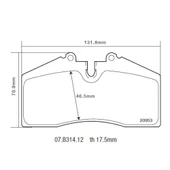 PORSCHE 964/993 Fren Balata Seti thumbnail 2