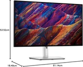 Dell Ultrasharp U2723QE 27" 8 ms 4K Pivot IPS 60 Hz Monitör Outlet - 6